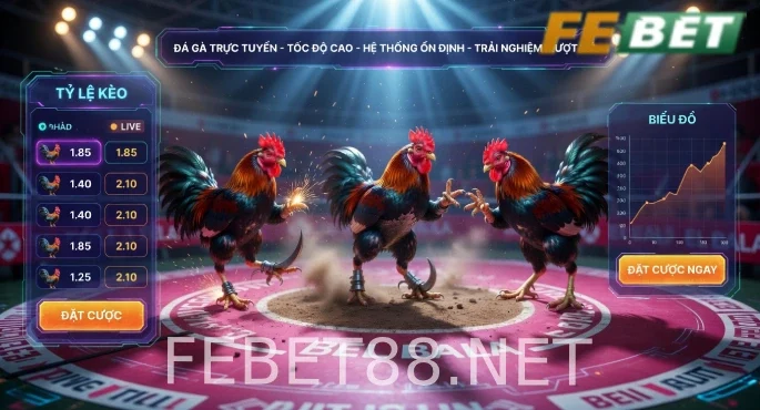 Đá gà Febet: Link xem và chơi đá gà trực tiếp tại website 5 Đá Gà Febet