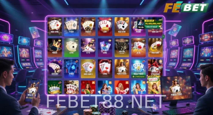 Game bài Febet: Trải nghiệm thắng lớn mỗi ngày 2 game febet