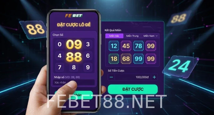 Lô đề Febet: chơi xổ số trực tuyến 1 ăn 99 2 lodefebet